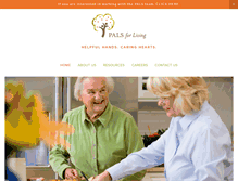 Tablet Screenshot of palsforliving.com